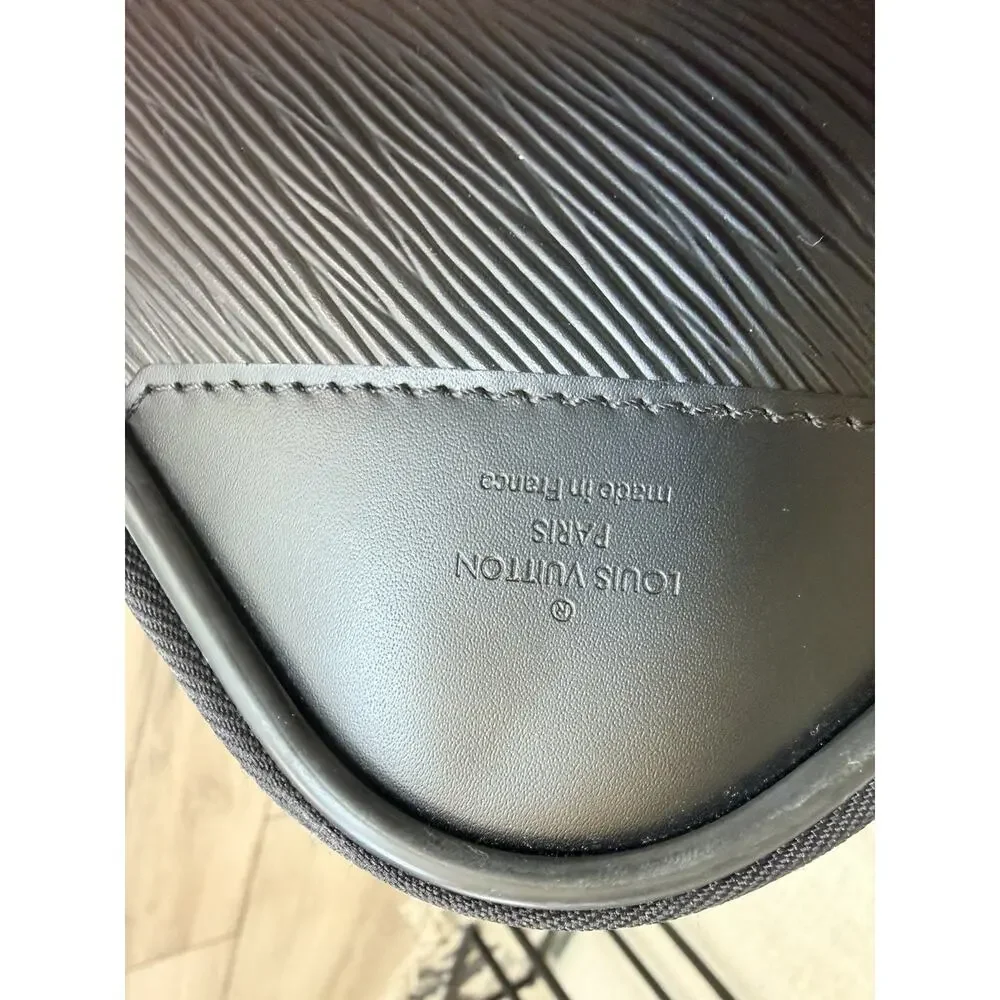Louis Vuitton Epi Pegase 50 Pre-Loved Travel Bag Black LSaja Cover Included